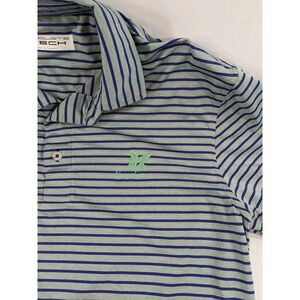 Carnoustie‎ Tech men's polo golf Blue Teal And Gray shirt Small